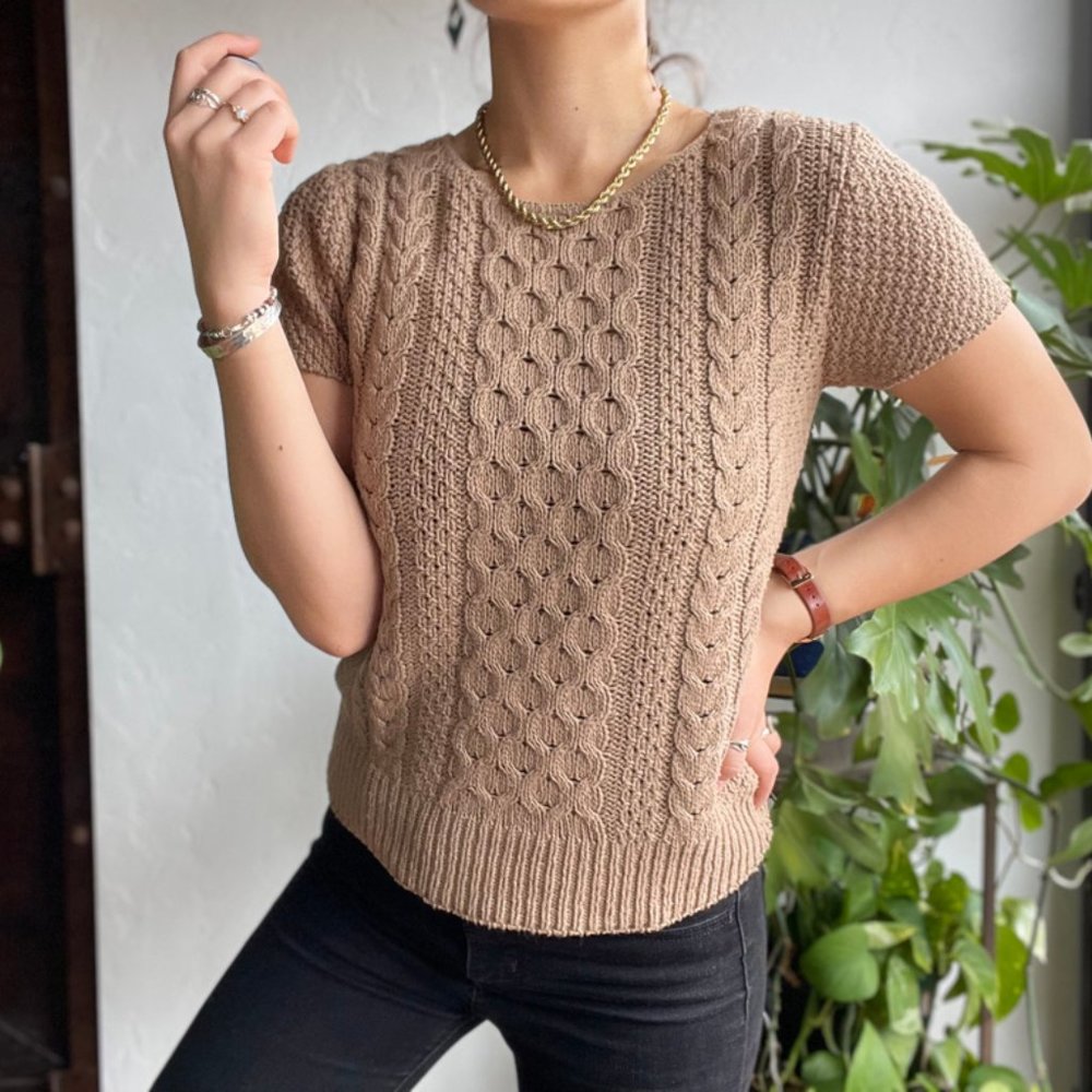 🏷 Sold  | Cross-Country Knits Brown Sweater - Picture 3 of 6